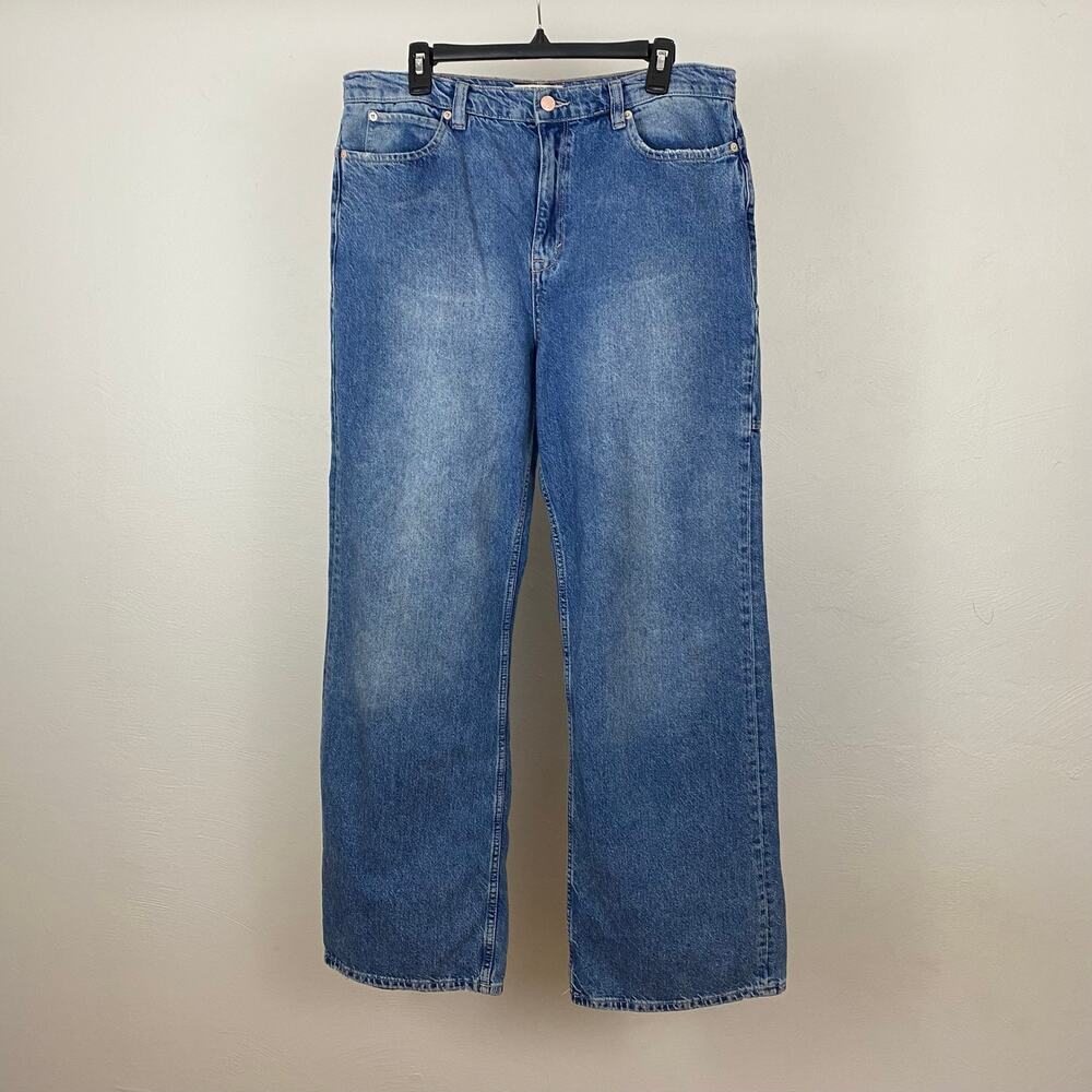 We The Free - Free People Tinsley Baggy High-Rise Jeans - Hazey Blue - Size 31